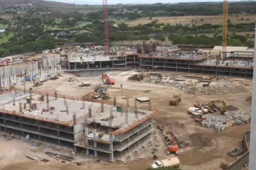 Construction of Disney's Hawaii Resort Photos