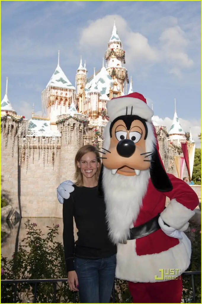 Hilary Swank at Disneyland