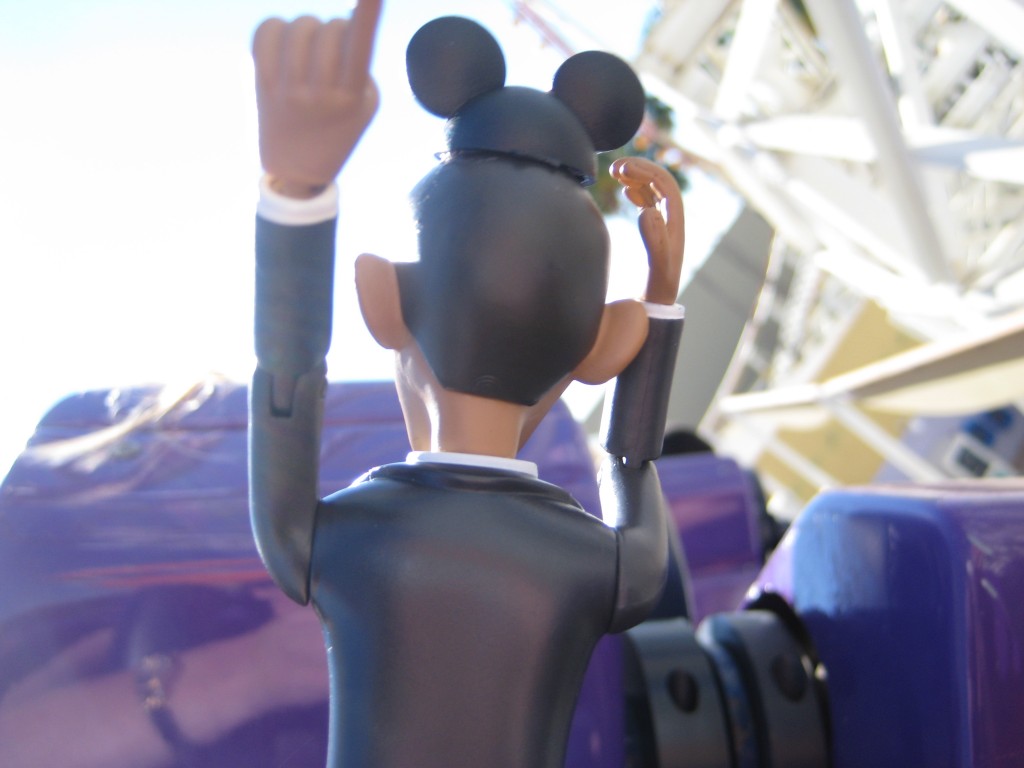 Barack Obama Rides Disneyland's California Adventure Hollywood Tower of Terror