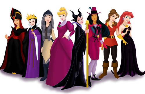 Disney Pic of the Day - Disney Princesses as their movie villains