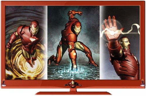 Officially Licensed Marvel Comic 'Iron Man' LCD & LED HDTVs