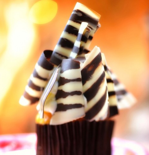 Disney Food Confession - Zebra Cupcake