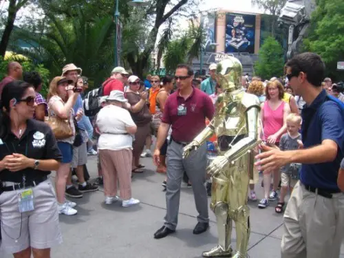 C3PO talks with guests during Star Wars Weekends 2010 at Disney's Hollywood Studios