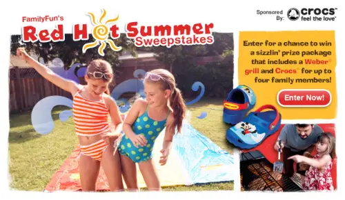 Disney's Family Fun Red Hot Summer Sweepstakes