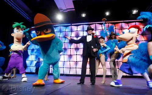 Wayne Newton Performs Disney "Phineas and Ferb" Vegas Musical Spectacular