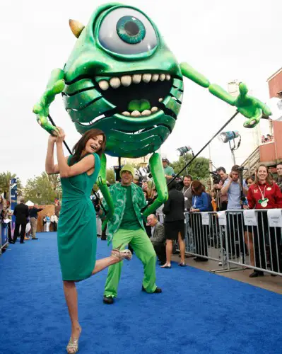 Disney Pic of the Day - Mike Wazowski Has His ‘Eye’ on Teri Hatcher