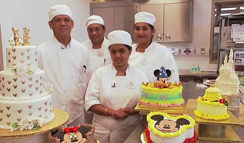 Enjoying some sweets with Disneyland Resort Bakery Cake Decorators