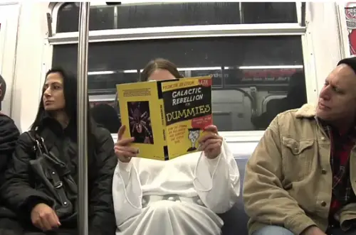 Star Wars NYC Subway Car Ride