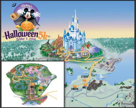 Mickey’s Halloween Family Fun Run 5K Charts Course Through Magic Kingdom