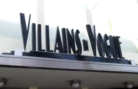 Villains in Vogue Halloween Display at Walt Disney World