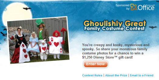 Disney’s Ghoulish Great Family Costume Contest