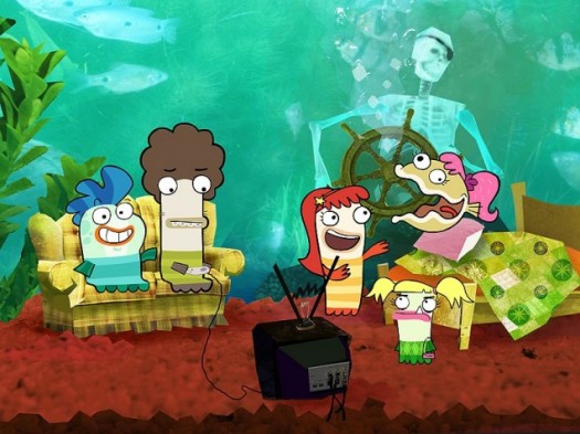 pictures of fish hooks characters. Fish Hooks is an imaginative,
