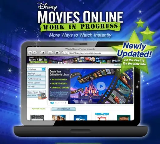 A Brand New Disney Site with More Movies & Features