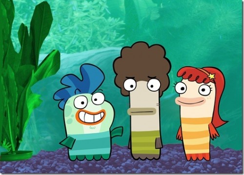 pictures of fish hooks characters. disney channel animation
