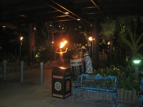 Torch-Lighting Ceremony at Disney’s Polynesian Resort