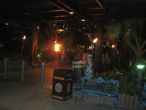 Torch-Lighting Ceremony at Disney’s Polynesian Resort