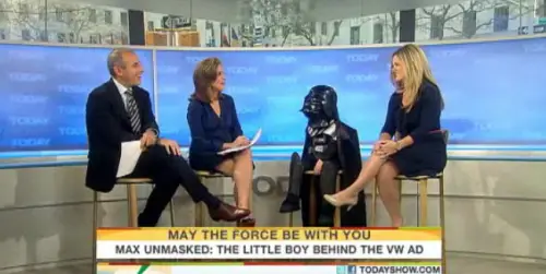 Unmasked! Meet the boy behind Darth Vader Volkswagen Commercial