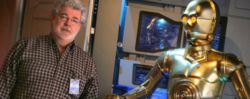 George Lucas and C-3PO