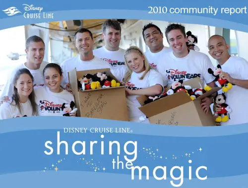 Disney Cruise Line Releases Annual Community Report