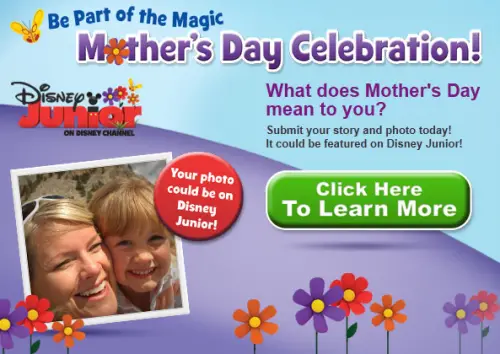 Submit your Mother's Day story and see it on Disney Junior