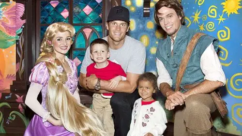Tom Brady and Family visit Disneyland