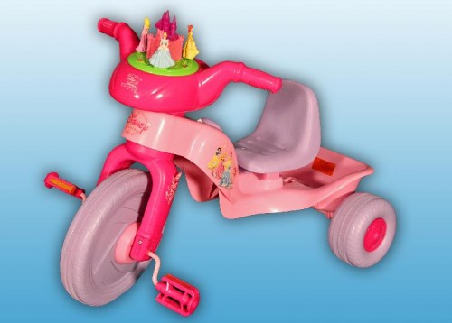 Disney Princess Plastic Trikes Recalled by Kiddieland Due to Laceration Hazard