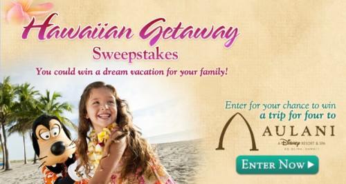 Disney's Hawaiian Getaway Sweepstakes