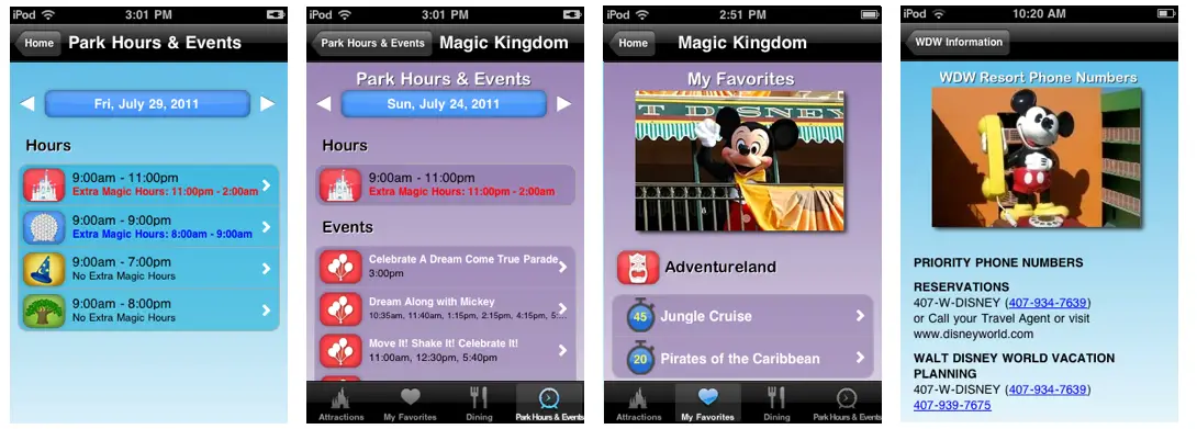 Walt Disney World Pro Additional Features