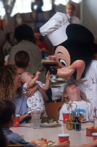 Mickey in a chef hat