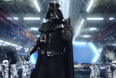 Star Tours: Darth Vader goes to Disneyland