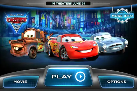 Cars 2 iPhone App
