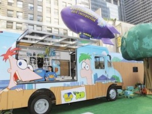 Disney’s “Phineas And Ferb” Unveil “Perry The Platy-Bus On Tour” In Times Square