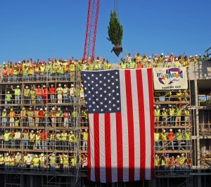 Construction Crews at Disney's Art of Animation Resort Celebrate "Topping Out"