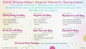 Disney Baby - Magical Moments Sweepstakes
