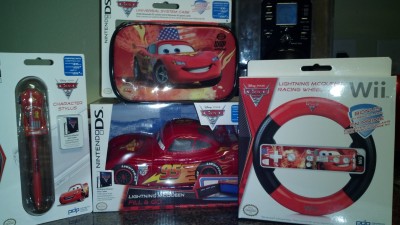 Finn McMissile Wii Cars 2 Racing Wheel 