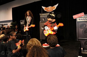 Constantine Maroulis Jams With Rock Star Mickey At D23 Expo