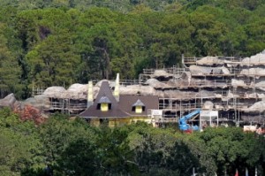 View of Fantasyland Construction from the Contemporary