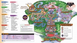 2011 Mickey's Not So Scary Halloween Party Guide Map!