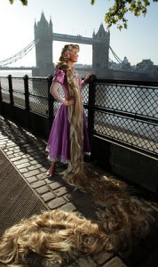 Rapunzel Enjoys Sightseeing At London’s Covent Garden