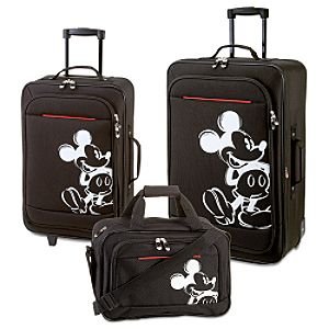 Disney-Rolling-Mickey-Mouse-Luggage-Set-Black-3-Pc