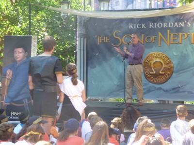 Disney Publishing Holds Events for New Rick Riordan Novel, "The Son of Neptune"