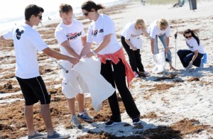 Hundreds of Disney VoluntEARS Help Clean Up Brevard County Coastline