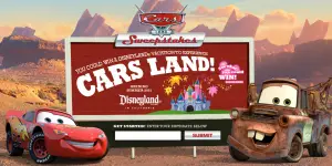 Disney's Cars Land Vacation Sweepstakes