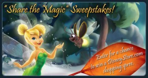 Disney Fairies - Pixie Hollow Share the Magic Sweepstakes
