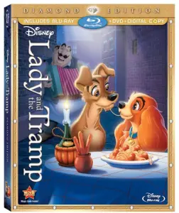 $8 Off Lady and the Tramp on Blu-ray/DVD Combo Pack
