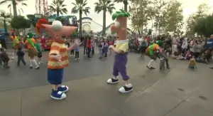 Phineas and Ferb’s Rockin’ Rollin’ Dance Party: Holiday Edition, at Disney California Adventure Park