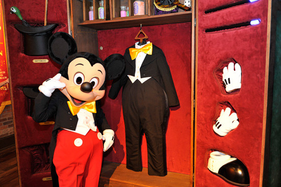 Mickey Mouse at a Meet-and-Greet Experience at Magic Kingdom Park