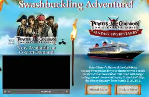 Pirates of the Caribbean Fantasy Sweepstakes