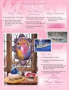 Her Royal Highness Package-Cinderella's Royal Table