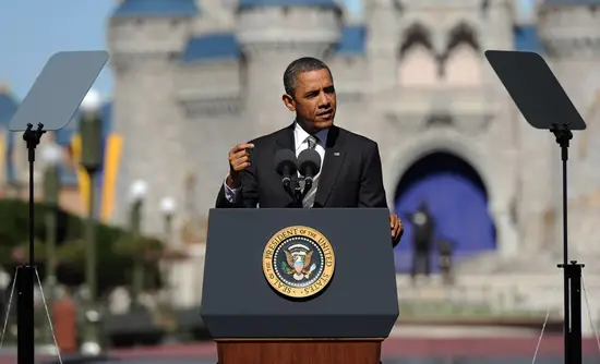 “America is open for business,” President Barack Obama told an audience at Walt Disney World Resort. The president visited Magic Kingdom Park to unveil a comprehensive plan to attract more international visitors to the United States.